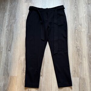RW&CO. Black Tapered Chinos with Waist Tie